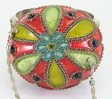 Load image into Gallery viewer, Merri-Go-Round Silver Minaudiére