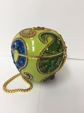 Load image into Gallery viewer, Paisley silver purse