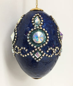 Pearlized Cobalt Rhea Ornament